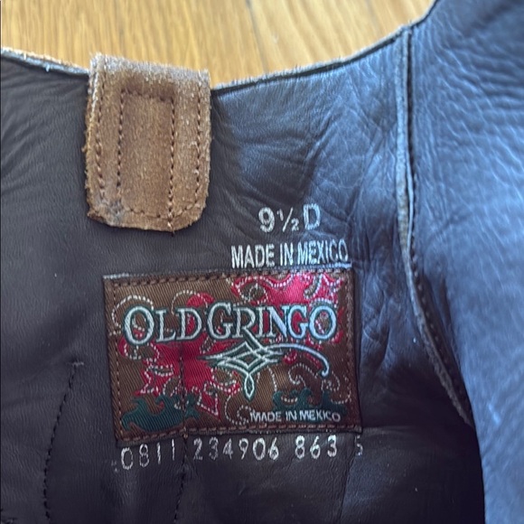 Old Gringo sz 9.5D Men’s Brown Suede Ankle Boots side zip NWOT new never worn - Picture 5 of 7